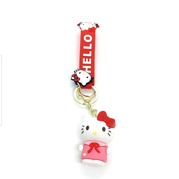 Hello Kitty School Girl Keychain New - Picture 3 of 7